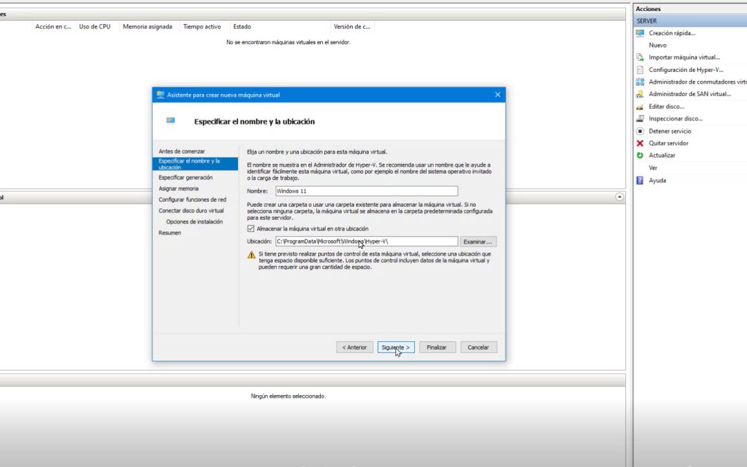 Instalación Windows 11 en máquina virtual