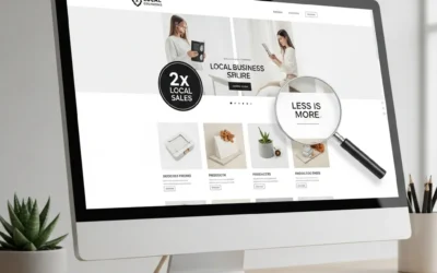 El ‘Menos es Más’: La Clave del Diseño Web Minimalista Efectivo y Por Qué Duplica la Venta Local