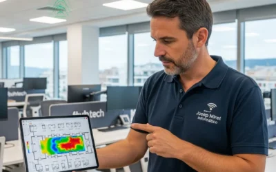 Eliminar las zonas muertas y mejorar la cobertura WiFi en oficinas grandes