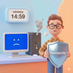 La Ley de Murphy y la prevención de desastres informáticos en Gandia: Crónica de un viernes cualquiera