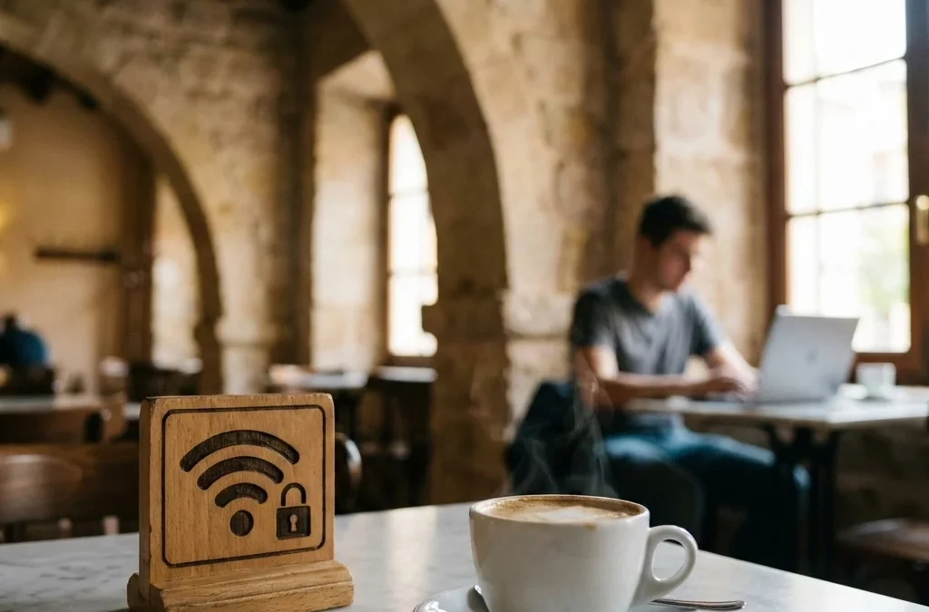 Cómo configurar el WiFi gratuito para clientes en una cafetería del Centro Histórico de Gandia sin que me roben datos