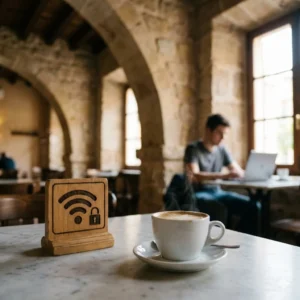 Cómo configurar el WiFi gratuito para clientes en una cafetería del Centro Histórico de Gandia sin que me roben datos