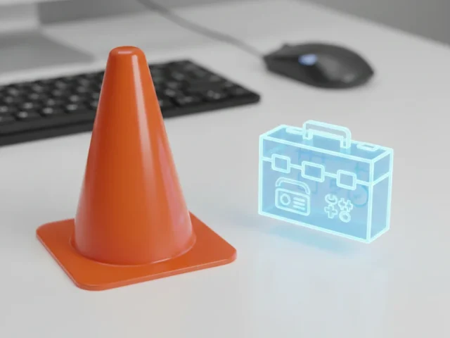 El cono de tráfico y los juguetes secretos: Herramientas informáticas esenciales para tu PC en Gandia