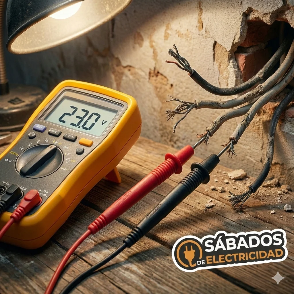 identificar fase neutro y tierra con el tester en instalaciones antiguas