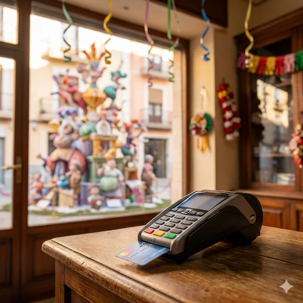 problemas de cobro con tarjeta por falta de cobertura en Fallas de Gandia