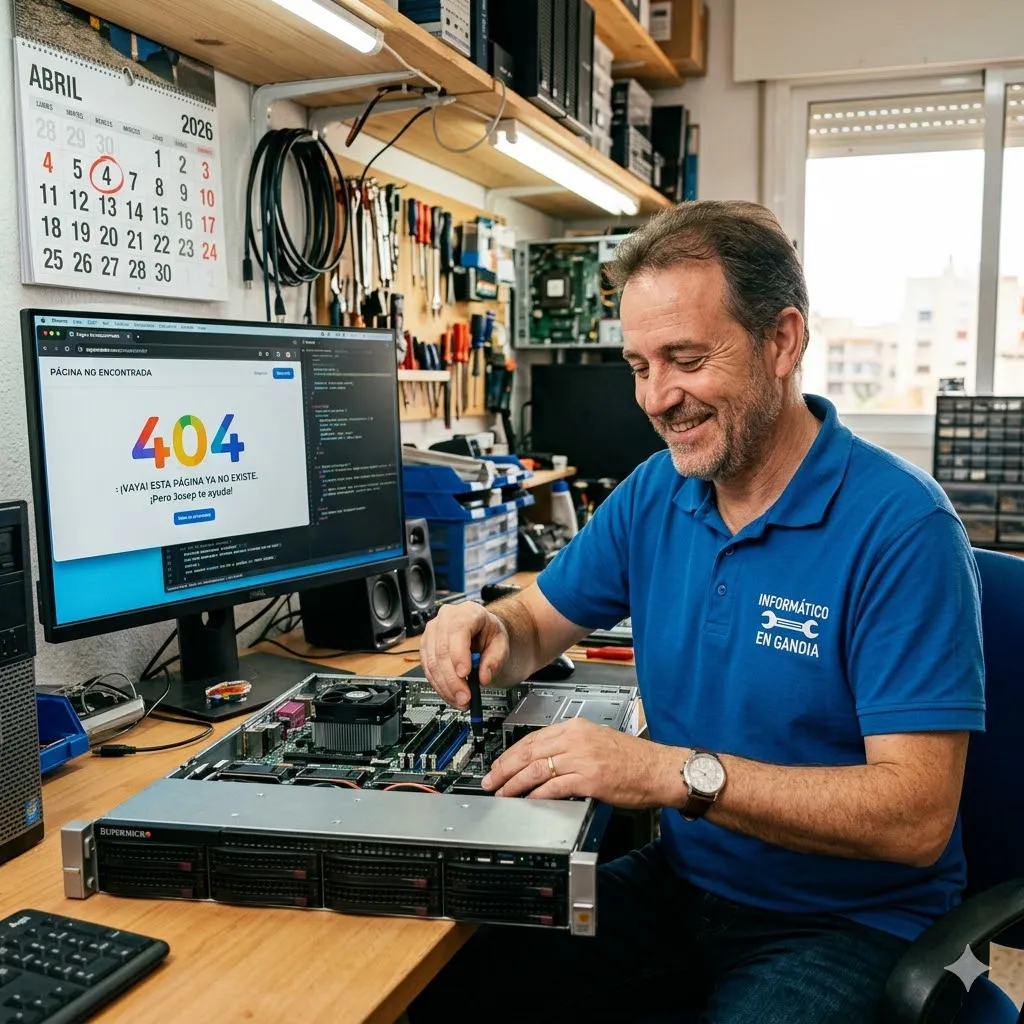 Qué es el error 404 y cómo solucionarlo en Gandia
